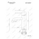 Смеситель для раковины Feramolli Ele GL647, золото