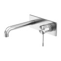 Встраиваемый смеситель для раковины Feramolli Sole S668-20CN, никель