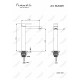 Смеситель для отдельностоящей раковины Feramolli Cubo BL640H, черный