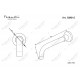 Настенный поворотный излив Feramolli Ele GM015, графит