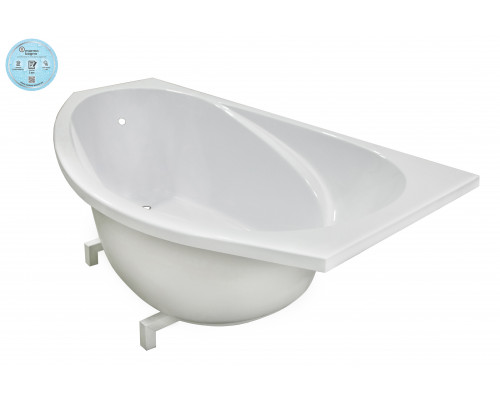 Ванна из литьевого мрамора Marmo Bagno Турин 170х95 правая
