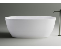 Ванна из литьевого мрамора Астра-Форм Атрия 180x80 см интегрированный перелив