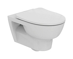 Унитаз подвесной Ideal Standard Esedra T365701 безободковый, с сиденьем микролифт, белый