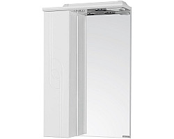 Зеркальный шкаф 50x79,8 см белый глянец L Акватон Панда 1A007402PD01L