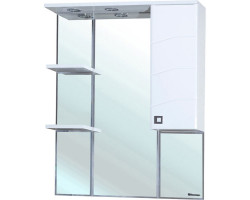 Зеркальный шкаф 72,5x100,1 см белый глянец R Bellezza Джулия 4611212001011