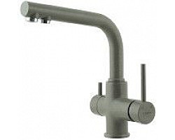 Смеситель для кухни с подключением к фильтру Lemark Comfort серый шелк LM3061PGS