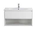 Тумба Bianco Opaco 80 см BelBagno Kraft KRAFT-800-1C-SO-BO