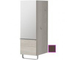 Полуколонна ледяной коричневый глянец с зеркальной дверцей шарниры слева Jacob Delafon Odeon Up EB893G-N23