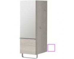 Полуколонна белый глянец с зеркальной дверцей шарниры слева Jacob Delafon Odeon Up EB893G-G1C