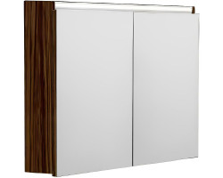 Зеркальный шкаф Boheme Armadi Art Vallessi 80 547-Z с подсветкой Зебрано глянец