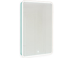 Зеркальный шкаф 45,5x85,5 см бирюзовый бриз R Jorno Pastel Pas.03.46\/BL