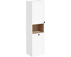 Пенал VitrA Root Classic 68517 подвесной L, с бельевой корзиной, белый матовый
