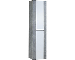 Пенал Onika Стоун 404012 подвесной L\/R, ателье светлый\/белый глянец