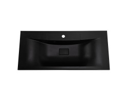 Раковина из искусственного мрамора BelBagno BB1000/445-LV-ART-PR-NERO