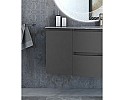 Шкаф одностворчатый 34x55 см Grigio Talpa Opaco L Cezares Vague 54907