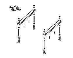 Ножки для ванн Riho Universal 207093