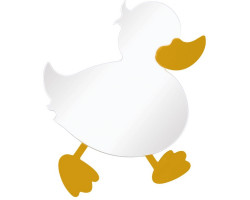 Зеркало 50,5x54,5 см Creavit Ducky DC30035-A