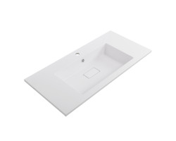 Раковина из искусственного мрамора 1000x480x145 CEZARES CZR-1000/480-LV-MR-PRS