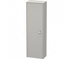 Пенал подвесной бетонно-серый матовый L Duravit Brioso BR1300L1007