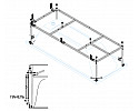 Слив-перелив BelBagno BB39-OVF-BRN бронза