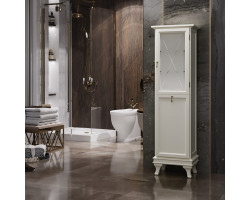 Пенал Opadiris Борджи Z0000012565 напольный R, с бельевой корзиной, слоновая кость