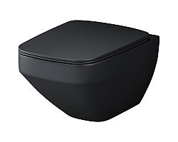 Унитаз подвесной Am.Pm Inspire 2.0 C50A1700MBSC безободковый, с сиденьем микролифт, черный матовый