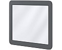 Зеркало 90x90 см графит матовый Caprigo Jersey 34331-L810