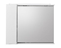 Зеркальный шкаф 90x75 см Bianco Lucido BelBagno Marino MARINO-SPC-900\/750-1A-BL-P-L