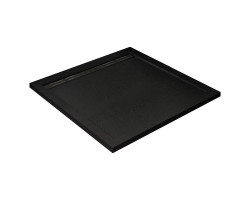 Поддон из искусственного мрамора чёрный CEZARES TRAY-AS-A-90-30-NERO