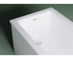 Ванна Astra-Form Нейт SOLID 150x70 (щелевой перелив) с ножками и слив-переливом в комплекте