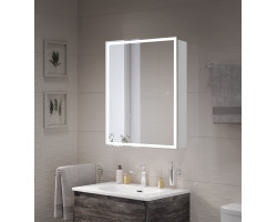 Зеркальный шкаф 600x800x155мм со встроенной подсветкой и сенсорным выключателем BelBagno SPC-GRT-600/800-1A-LED-TCH