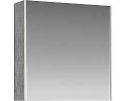 Зеркальный шкаф 61x60 см бетон светлый L\/R Aqwella 5 Stars Mobi MOB0406\/MOB0717BS\/Z