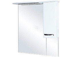 Зеркальный шкаф 88x100,4 см белый глянец R Bellezza Балтика 4618915001010