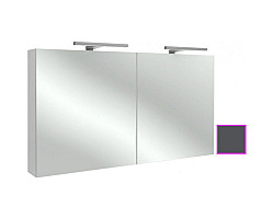 Зеркальный шкаф серый антрацит 120x65 см Jacob Delafon Odeon Up EB798RU-442