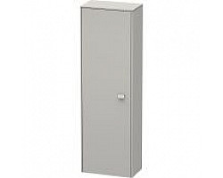 Пенал подвесной бетонно-серый матовый L Duravit Brioso BR1300L0707
