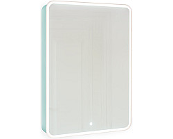 Зеркальный шкаф 60x85,5 см бирюзовый бриз R Jorno Pastel Pas.03.60\/BL