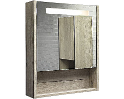 Зеркальный шкаф Comforty Марио 60 00-00015518 Дуб дымчатый
