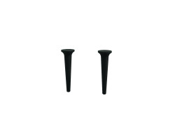 Ножки для шкафчика, комплект 2 штуки, высота 29 см CEZARES 40437 Nero opaco