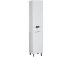 Пенал напольный белый с бельевой корзиной Aquanet Гретта 00177010