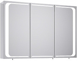 Зеркальный шкаф белый глянец 100x70 см Aqwella 5 Stars Milan Mil.04.10