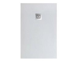 Поддон из искусственного мрамора белый BelBagno TRAY-MR-UNO-AH-140/90-35-W-CR