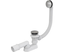 Слив-перелив Alcaplast A504KM-80 Click-Clack Хром