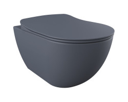 Унитаз подвесной Creavit Free FE320-11BM00E-0000 базальт матовый