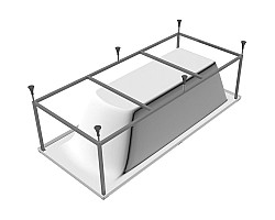 Каркас для ванны Relisan Eco Plus Прага 150x70 Гл000022036