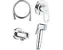 Гигиенический душ Grohe BauLoop 124895 со смесителем, хром