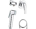 Гигиенический душ Grohe BauCurve 124899 со смесителем, хром