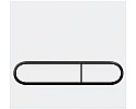 Кнопка смыва IDDIS Unifix UNI01WBi77 для инсталляции, белый матовый\/черный матовый\/белый матовый