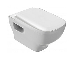 Унитаз подвесной Jacob Delafon Struktura EDE102-00 + E70024-00 безободковый, с сиденьем микролифт, белый