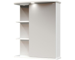 Зеркальный шкаф 55x71,2 см белый глянец R Onika Карина 205513