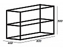 CRYSTAL Керамическая раковина 1000x500x240 CEZARES CZR-1188-1000/500